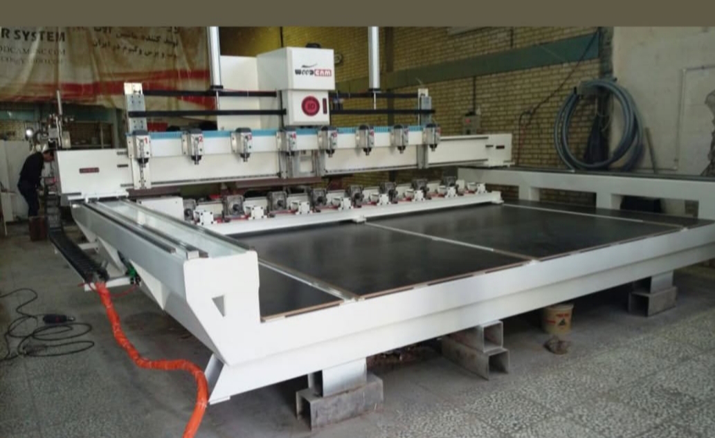 دستگاه سی ان سی منبت (روتاری)